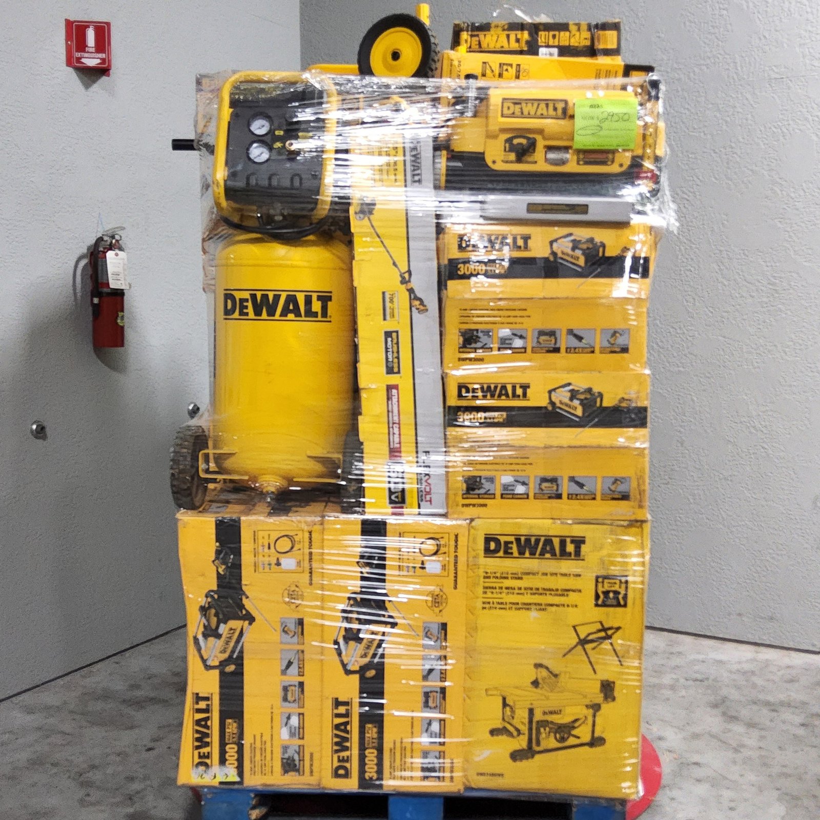 DEWALT TOOL PALLET – LOT ID: 100125 100% Tested and Working (WITH BATTERIES AND CHARGERS)