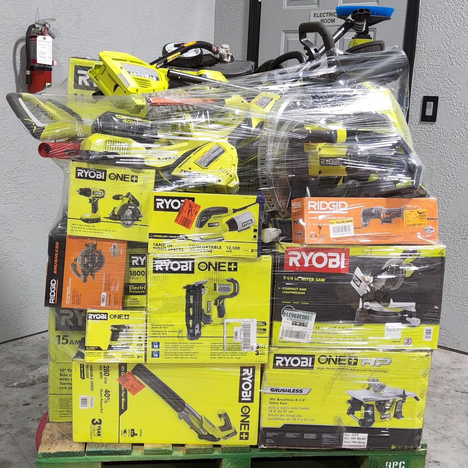 MIXED TOOL PALLET – LOT ID: 140125 100% Tested and Working (WITH BATTERIES AND CHARGERS) - Image 2
