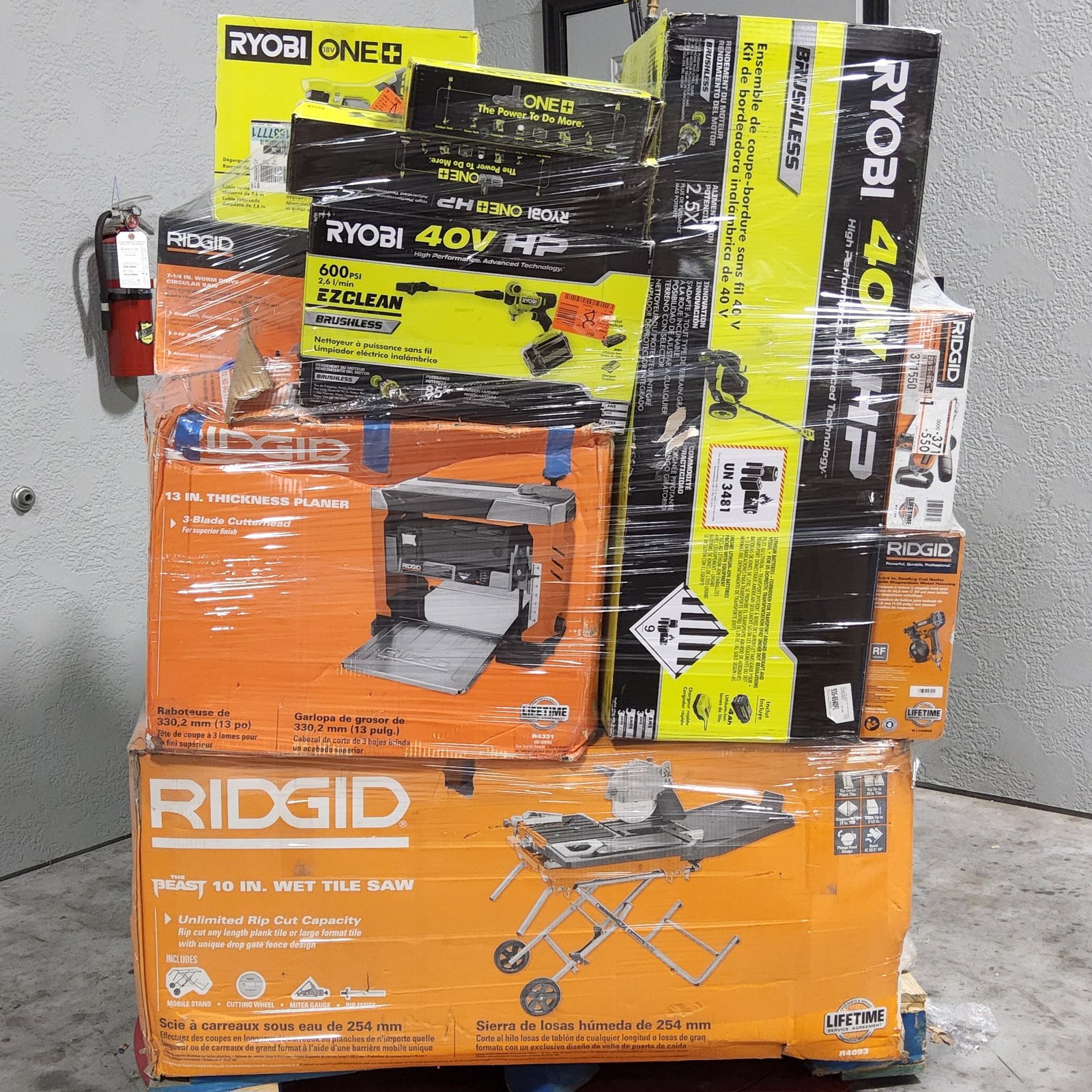 MIXED TOOL PALLET – LOT ID: 300125 100% Tested and Working (WITH BATTERIES AND CHARGERS) - Image 2