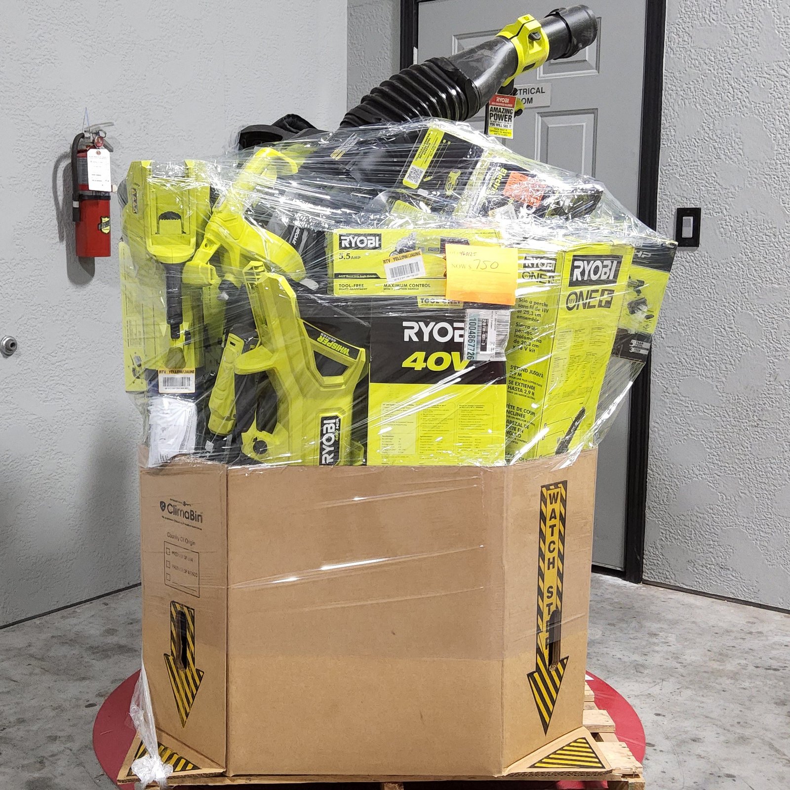 MIXED TOOL PALLET – LOT ID: 460125 100% Tested and Working (WITH BATTERIES AND CHARGERS)